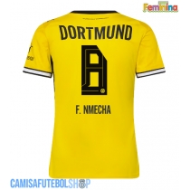 Camisa de time de futebol Borussia Dortmund Felix Nmecha #8 Replicas 1º Equipamento Feminina 2026-27 Manga Curta